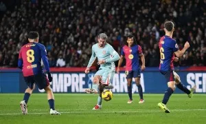 Atletico thắng Barca, lên dẫn đầu La Liga