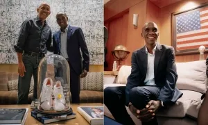 Kipchoge tặng giày lập kỷ lục cho Barack Obama
